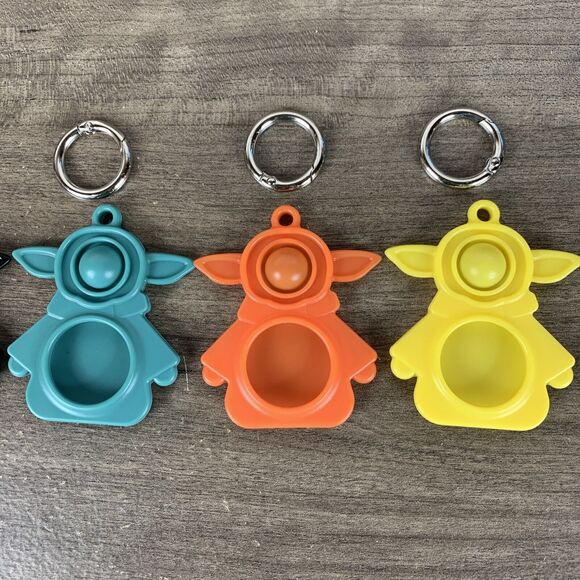 For Apple AirTag 2021 Silicone Case Push Bubble Sensory Fingertip Keychain - Picture 4 of 6